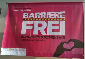 Foto Plakat Kirchentag Barrierefrei
