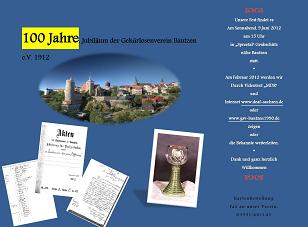 GV Bautzen 100 Jahre klein